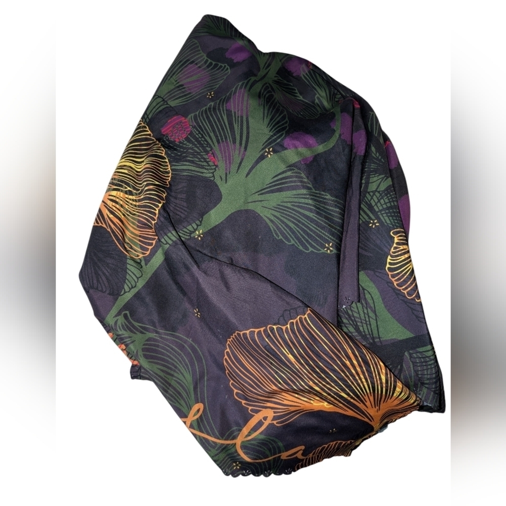 Floral Patterned Headwrap Or Scarf